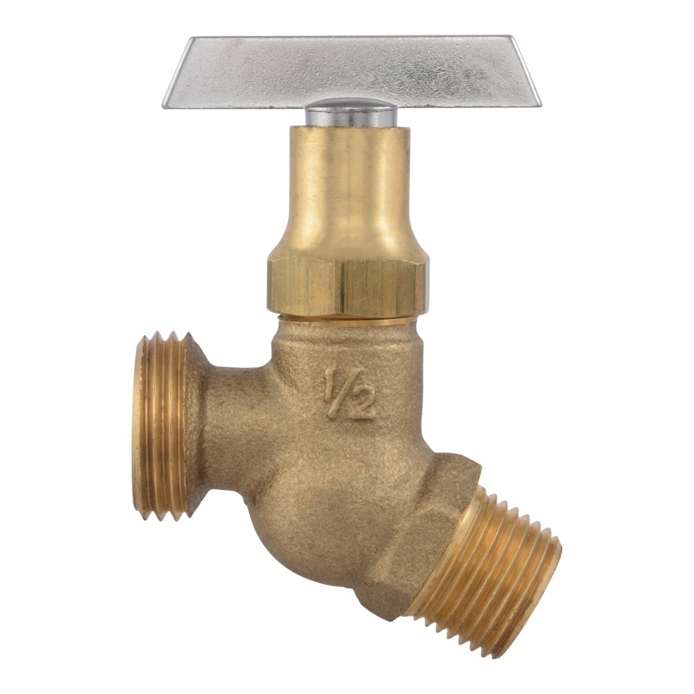Eastman 20217 1/2 in. MIP Loose Key No-Kink Hose Bibb with Female Outlet - 2