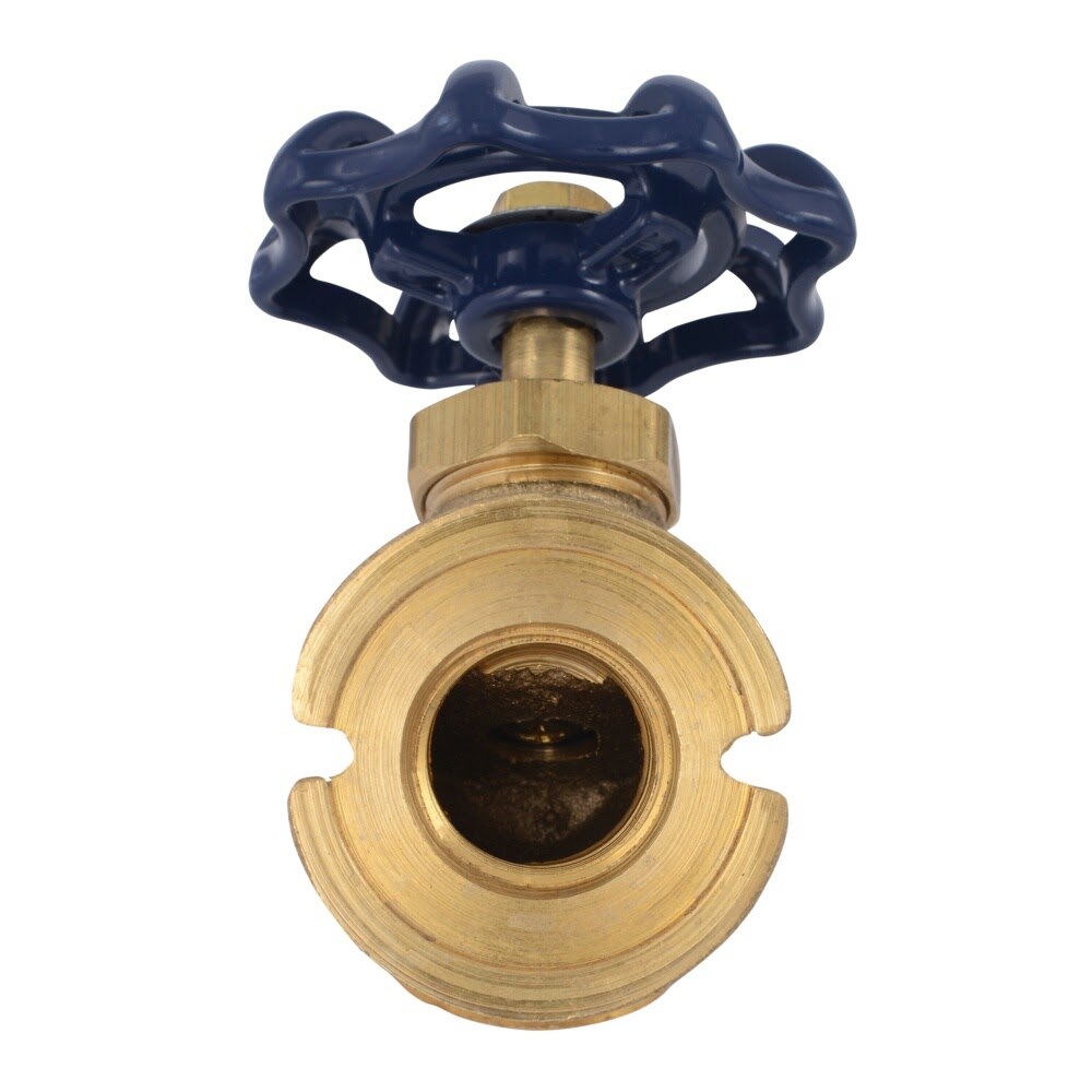 Eastman 20221 1/2 in. FIP Brass Sillcock Hose End Valve - 2