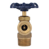 Eastman 20273 3/4 in. MIP Brass Boiler Drain Valve with MHT Outlet - 2