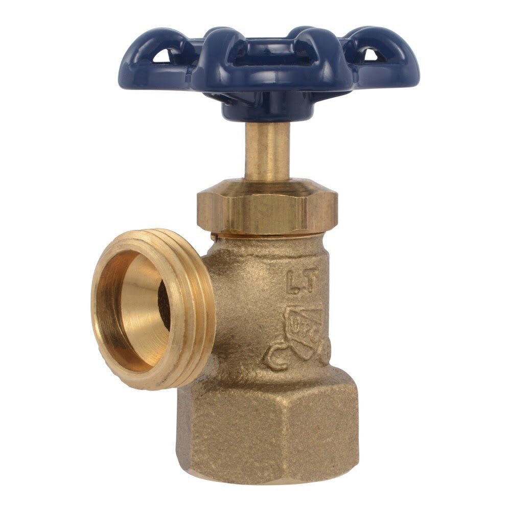 Eastman 20283 3/4 in Brass Boiler Drain Valve with FIP Inlet and MHT Outlet