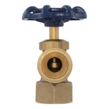 Eastman 20283 3/4 in Brass Boiler Drain Valve with FIP Inlet and MHT Outlet - 3