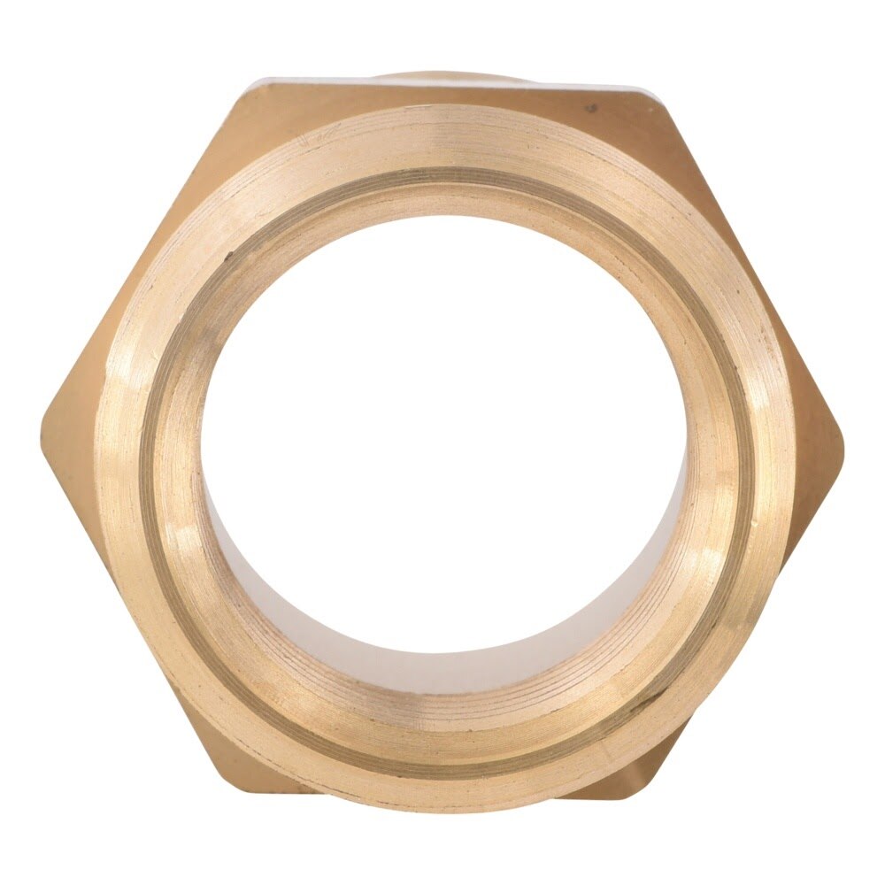 Eastman 20351 3/4 in. MHT x 3/4 in. MIP Tapped 1/2 in. FIP Brass Hose-to-Pipe Adapter - 3