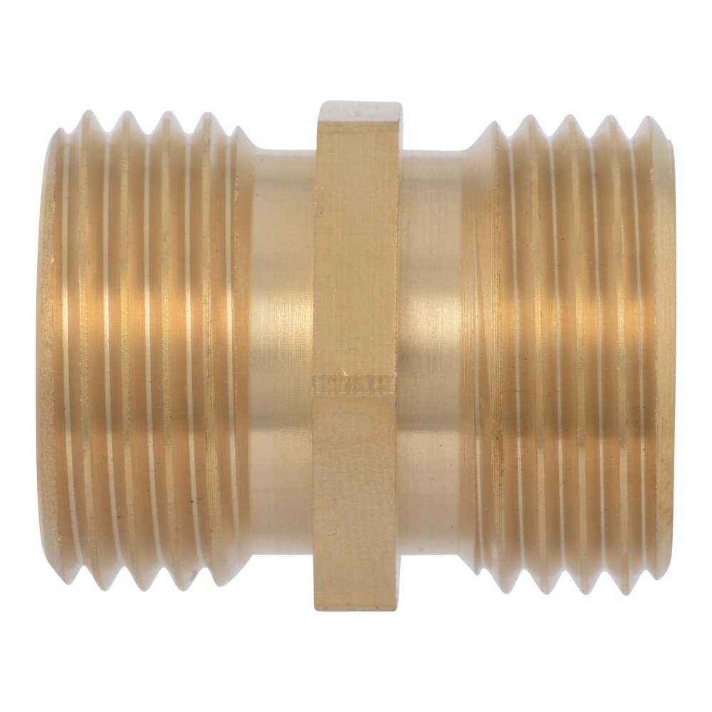 Eastman 20353 3/4 in. MHT x 3/4 in. MHT Tapped 1/2 in. FIP Brass Hose to Pipe Adapter - 2