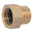 Eastman 20357 3/4 in. FHT x 3/4 in. MIP Tapped 1/2 in. FIP Brass Hose-To-Pipe Adapter