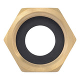 Eastman 20357 3/4 in. FHT x 3/4 in. MIP Tapped 1/2 in. FIP Brass Hose-To-Pipe Adapter - 3