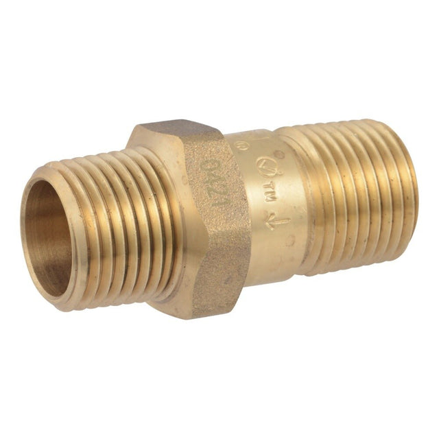 Eastman 20400 1/2 in. MIP x 1/2 in. MIP Brass In-Line Check Valve