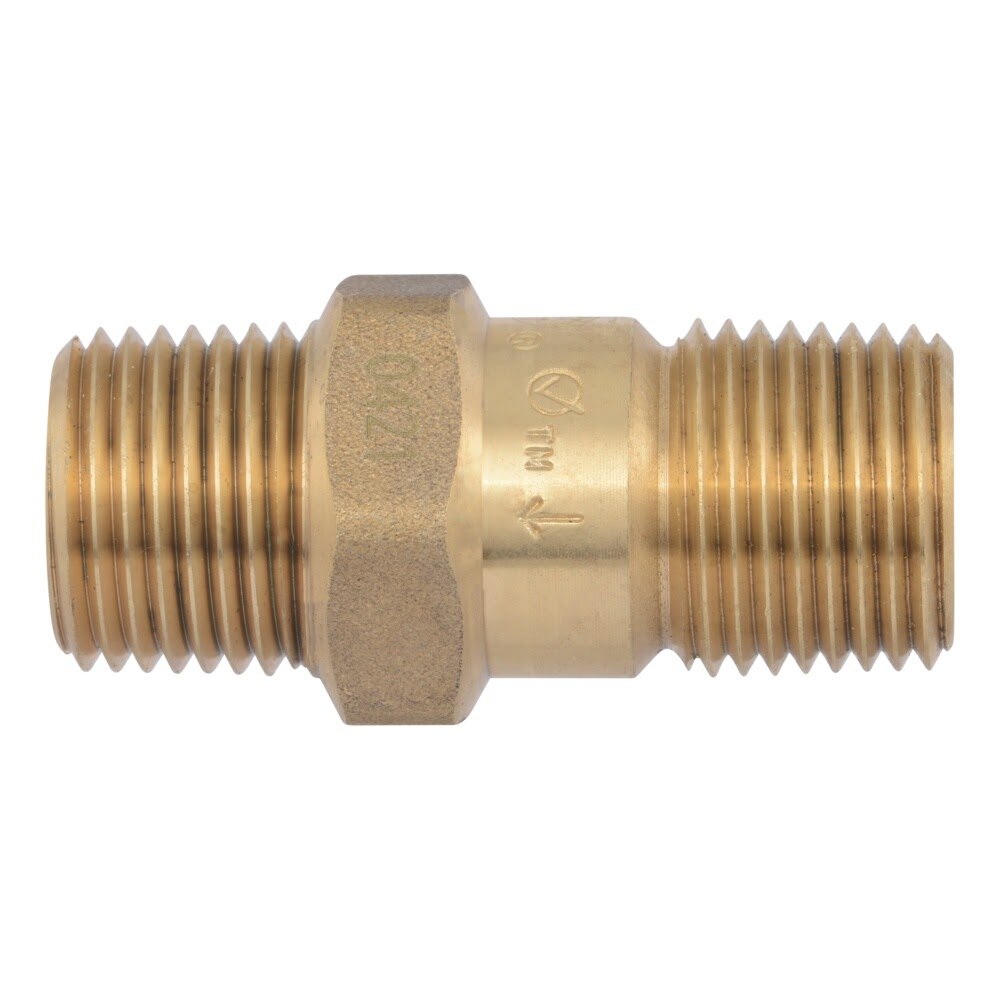 Eastman 20400 1/2 in. MIP x 1/2 in. MIP Brass In-Line Check Valve - 3