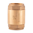 Eastman 20403LF 3/4 in. IPS Brass In-Line Check Valve for Backflow Prevention