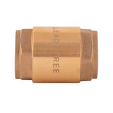Eastman 20403LF 3/4 in. IPS Brass In-Line Check Valve for Backflow Prevention - 2