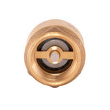 Eastman 20403LF 3/4 in. IPS Brass In-Line Check Valve for Backflow Prevention - 4
