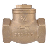 Eastman 20423LF 3/4 in. IPS Lead Free Brass Swing Check Valve - 2