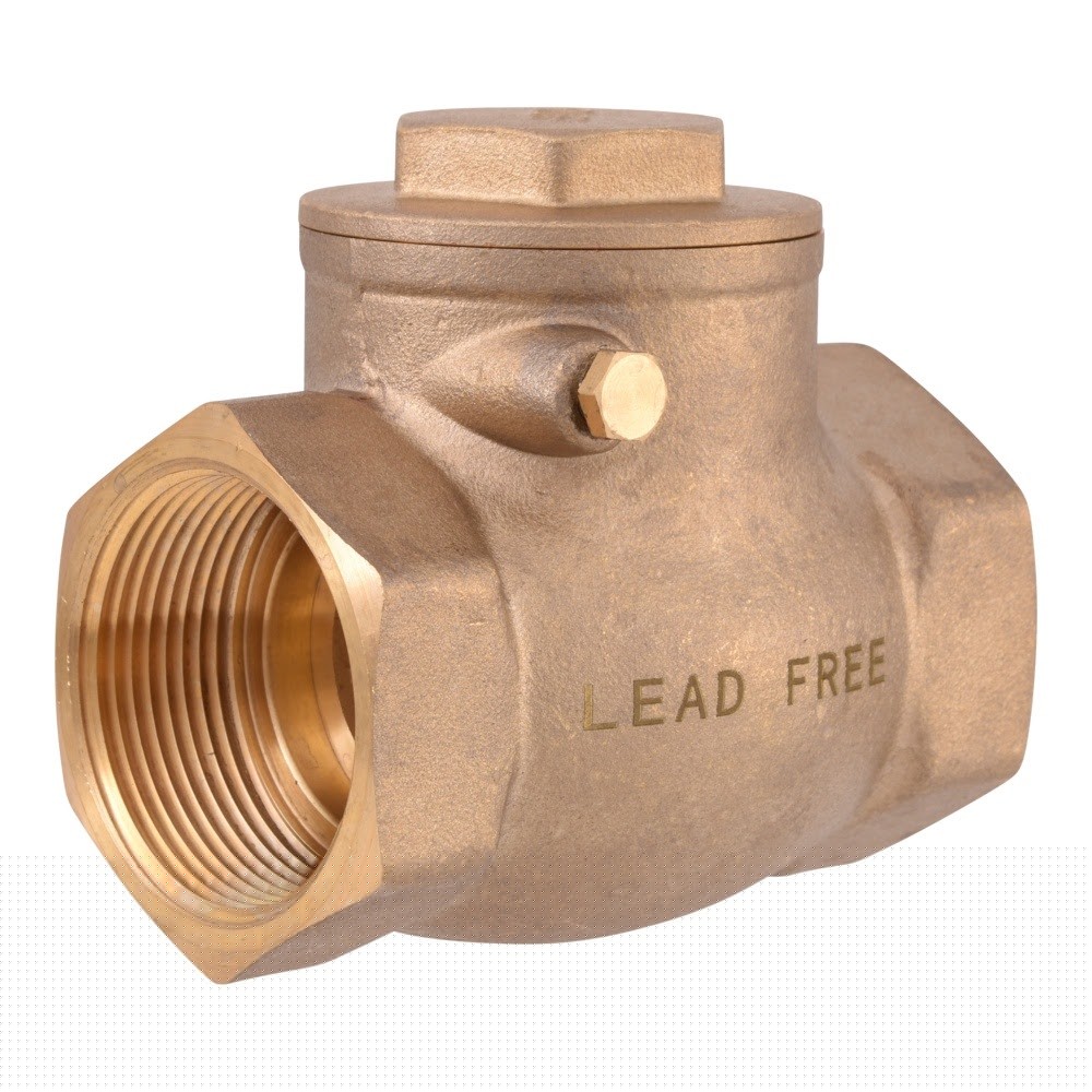 Eastman 20429LF 1-1/2 in IPS Lead Free Brass Swing Check Valve