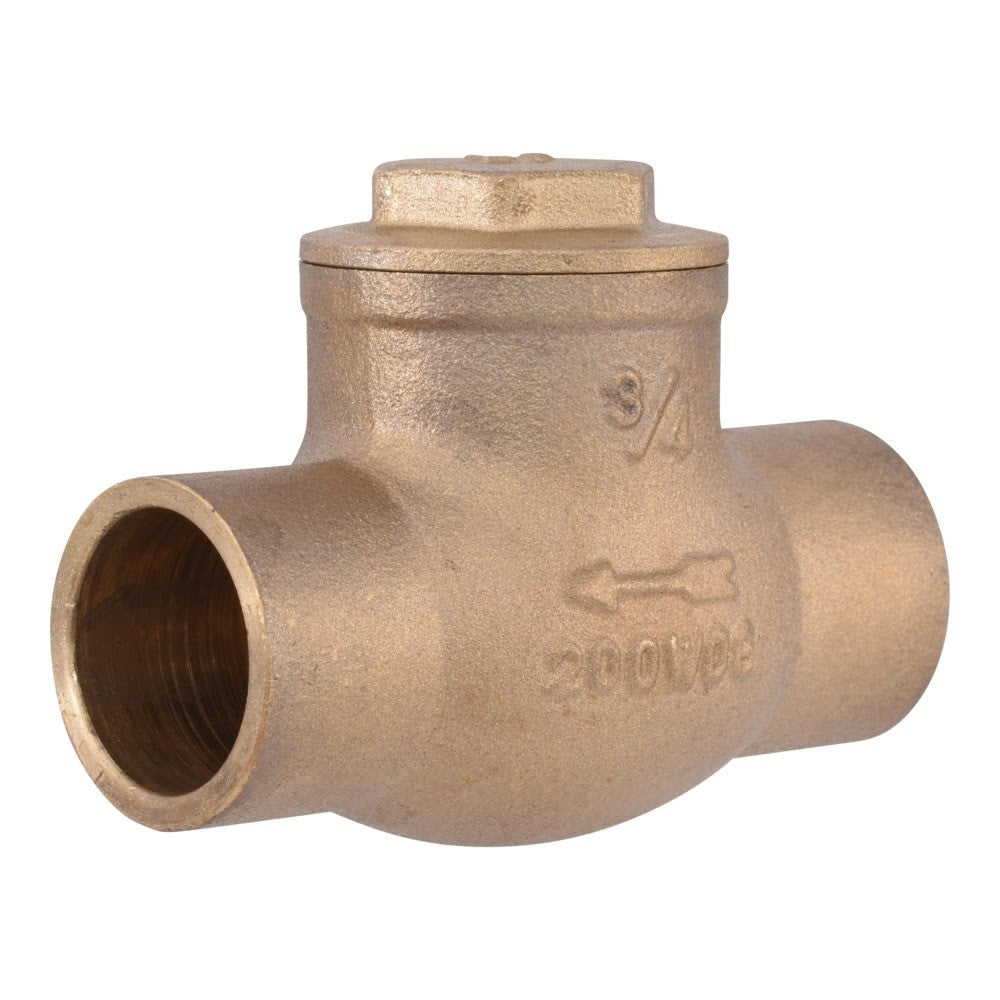 Eastman 20443LF 3/4 in Brass C x C Sweat Swing Check Valve