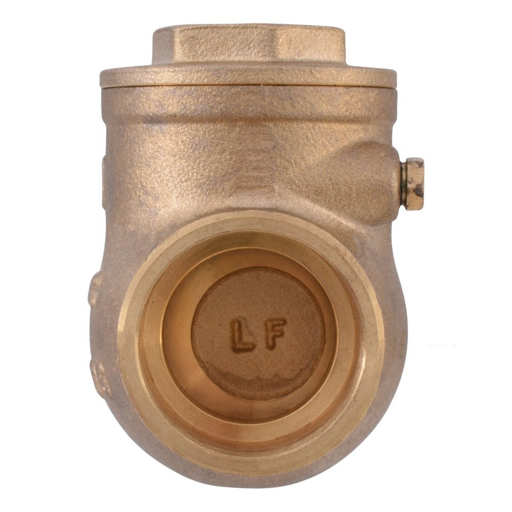 Eastman 20445LF 1 in C x C Lead Free Brass Sweat Swing Check Valve - 3