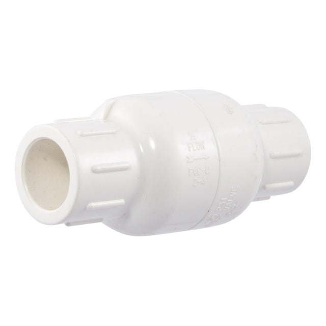 Eastman 20452N 1/2 in. Slip x Slip PVC Schedule 40 In-Line Check Valve