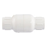 Eastman 20452N 1/2 in. Slip x Slip PVC Schedule 40 In-Line Check Valve - 2