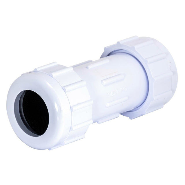 Eastman 20587 1 in IPS PVC Schedule 40 Compression Coupling for Pipe Repair