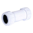 Eastman 20591 1-1/2 in IPS PVC Schedule 40 Compression Coupling for Pipe Repair
