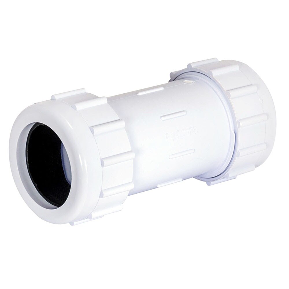 Eastman 20593 2 in IPS PVC Schedule 40 Compression Coupling for Pipe Repair