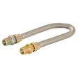 Eastman 20SS505030 1/2 in OD x 30 in Stainless Steel Gas Connector MIP x MIP