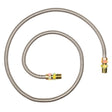 Eastman 20SS505072 1/2 in OD x 72 in Stainless Steel Gas Connector with 1/2 in MIP x 1/2 in MIP Ends