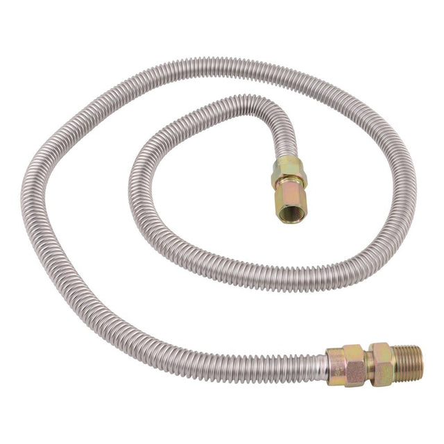 Eastman 20SS50535448K 1/2 in OD x 48 in Stainless Steel Gas Appliance Kit
