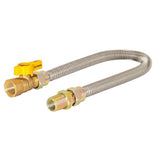 Eastman 20SS506136 1/2 in. OD x 36 in. Stainless Steel Gas Connector with Ball Valve