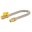 Eastman 20SS506148 1/2 in. OD x 48 in. Stainless Steel Gas Connector with Ball Valve