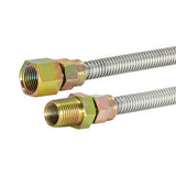 Eastman 20SS515030 1/2 in. OD x 30 in. Stainless Steel Gas Connector with 1/2 in. FIP x 1/2 in. MIP Ends - 2