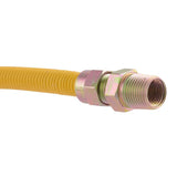 Eastman 20YE505060B 60 in. 1/2 in. OD Stainless Steel Gas Connector with 1/2 in. MIP Ends - 3
