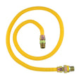 Eastman 20YE50V048B 1/2 in. OD x 48 in. Yellow Stainless Steel Gas Connector with ArmorBoost EFV