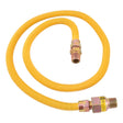 Eastman 20YE50V048K 1/2 in OD x 48 in Yellow Stainless Steel Gas Dryer Connector Kit with EFV