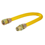 Eastman 20YE515012 1/2 in. OD x 12 in. Epoxy-Coated Stainless Steel Gas Connector FIP x MIP
