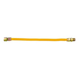 Eastman 20YE515018B 1/2 in OD x 18 in Yellow Stainless Steel Gas Connector with 1/2 in FIP x MIP - 2