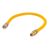 Eastman 20YE515024B 1/2 in OD x 24 in Stainless Steel Gas Connector 1/2 in FIP x 1/2 in MIP