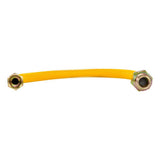 Eastman 20YE51V018B 1/2 in. OD x 18 in. Yellow Coated Stainless Steel Gas Connector with EFV - 3