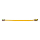 Eastman 20YE51V024B 1/2 in x 24 in Yellow Stainless Steel Gas Connector with EFV - 2
