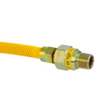 Eastman 20YE51V060B 1/2 in FIP x 1/2 in MIP 60 in Stainless Steel Gas Connector with EFV - 3