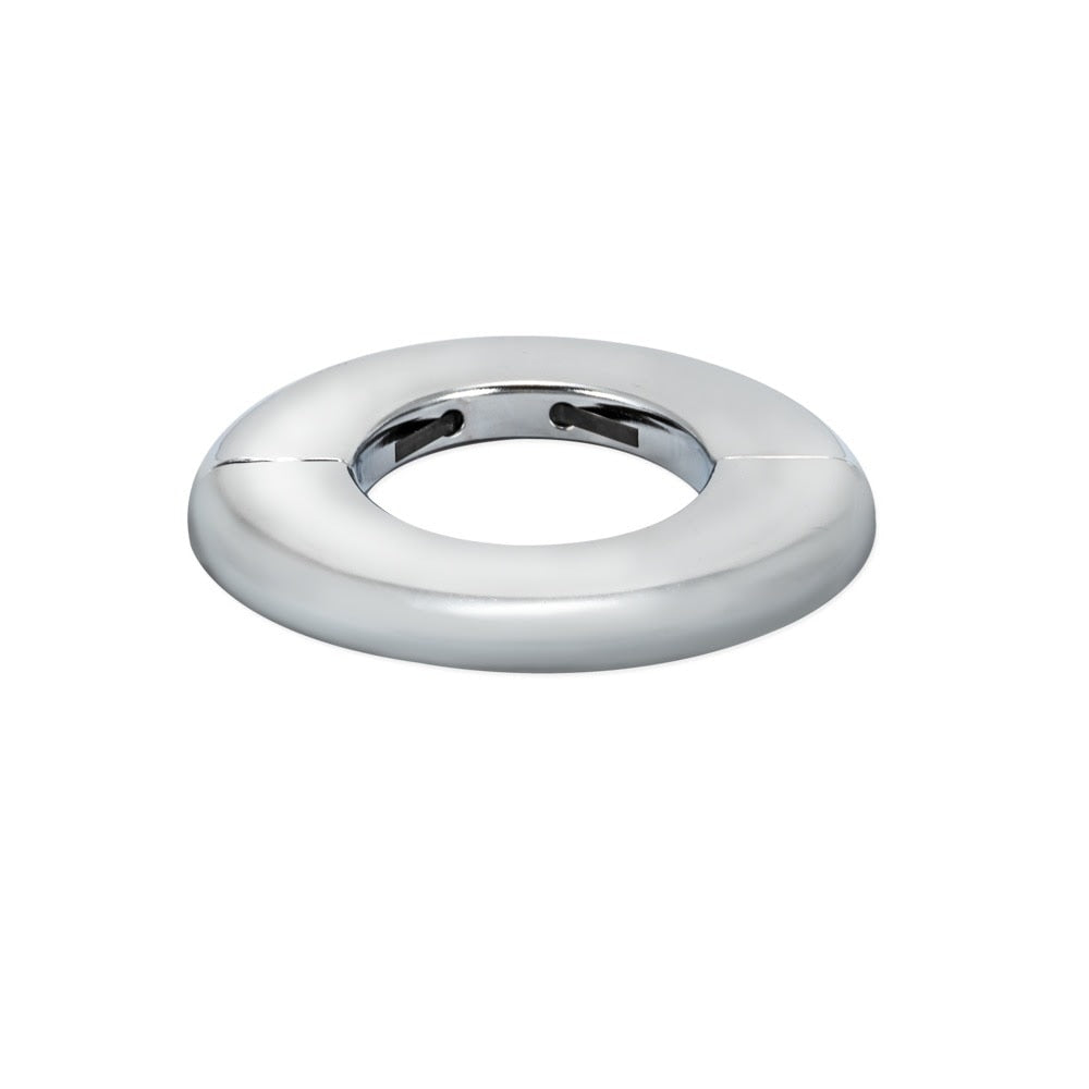 Eastman 25732 1/2 in. IPS Heavy Duty Split Escutcheon Plate for Floor and Ceiling Chrome Plated