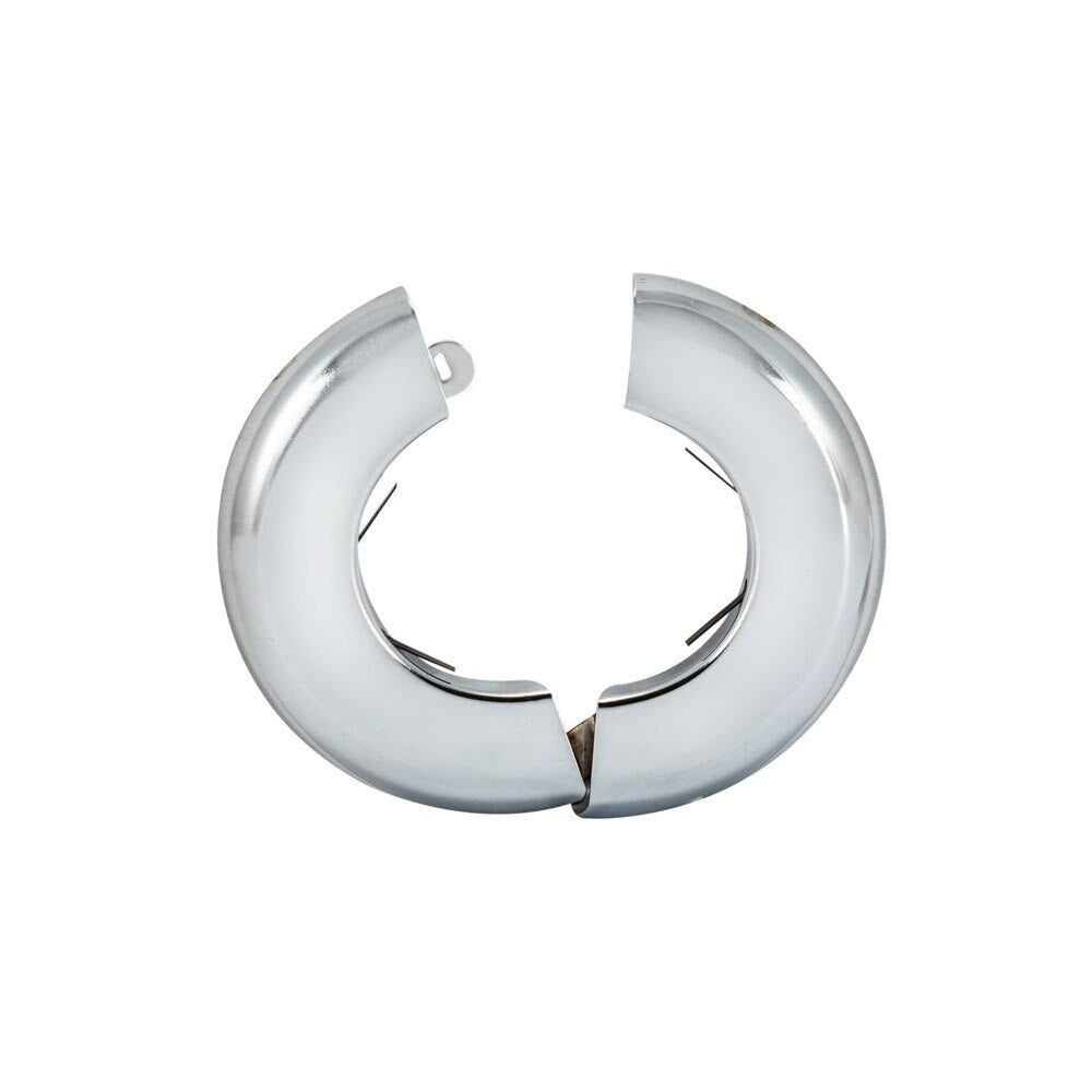 Eastman 25732 1/2 in. IPS Heavy Duty Split Escutcheon Plate for Floor and Ceiling Chrome Plated - 3