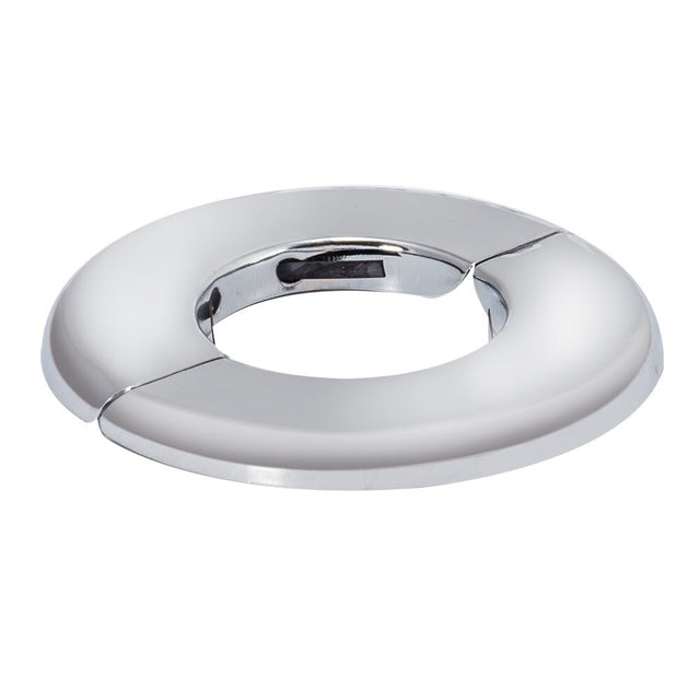 Eastman 25733 3/4 in IPS Heavy Duty Split Escutcheon Plate for Floor and Ceiling Chrome Plated