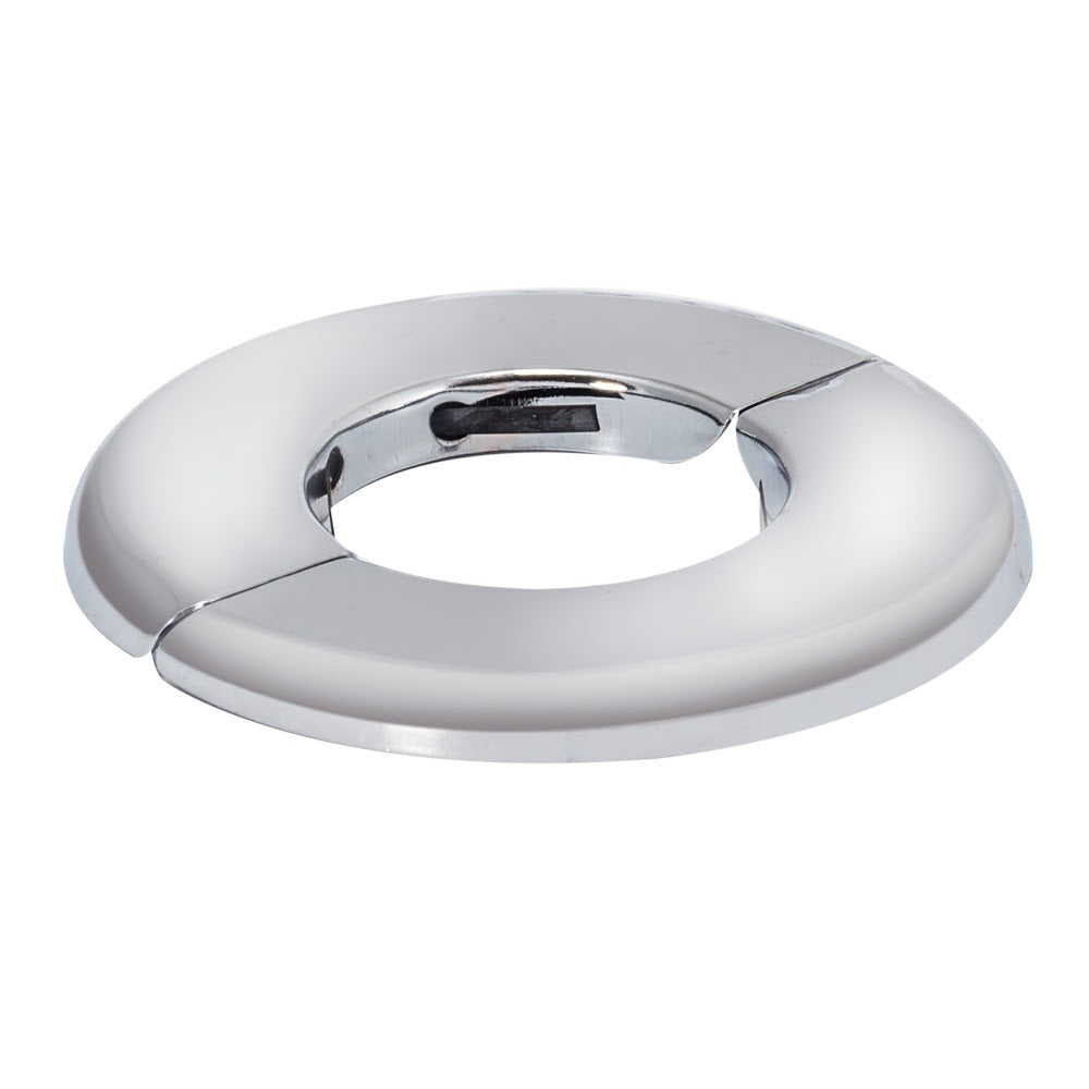 Eastman 25733 3/4 in IPS Heavy Duty Split Escutcheon Plate for Floor and Ceiling Chrome Plated