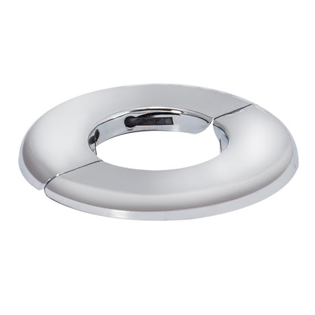 Eastman 25733 3/4 in IPS Heavy Duty Split Escutcheon Plate for Floor and Ceiling Chrome Plated
