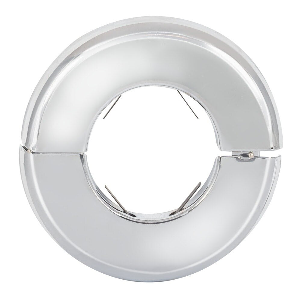 Eastman 25733 3/4 in IPS Heavy Duty Split Escutcheon Plate for Floor and Ceiling Chrome Plated - 2