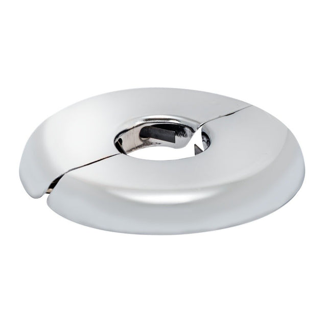 Eastman 25738 5/8 in. OD Chrome Plated Split Escutcheon for Floor and Ceiling