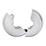 Eastman 25738 5/8 in. OD Chrome Plated Split Escutcheon for Floor and Ceiling - 3