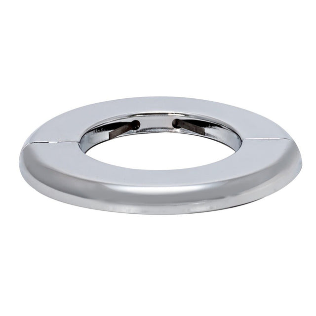 Eastman 25744 2-1/8 in. OD Heavy Duty Split Escutcheon Floor and Ceiling Plate Chrome Plated