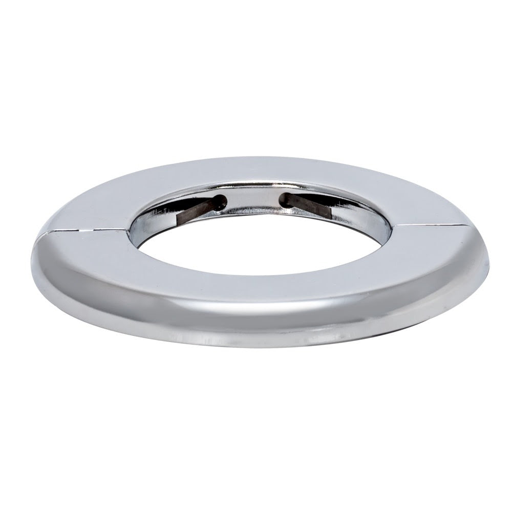 Eastman 25744 2-1/8 in. OD Heavy Duty Split Escutcheon Floor and Ceiling Plate Chrome Plated
