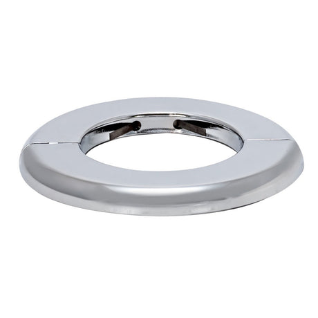 Eastman 25744 2-1/8 in. OD Heavy Duty Split Escutcheon Floor and Ceiling Plate Chrome Plated