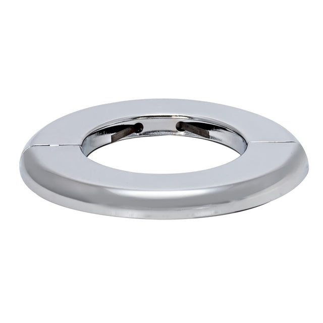 Eastman 25744 2-1/8 in. OD Heavy Duty Split Escutcheon Floor and Ceiling Plate Chrome Plated